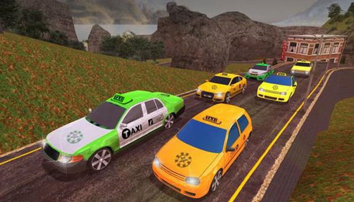 模拟出租车驾驶的手机游戏